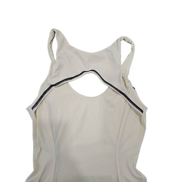 Koral LAUNCH BLACKOUT ONE PIECE Bodysuit MACADAMIA Sz S - Picture 7 of 7